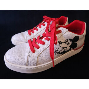 Coach Disney Mickey Mouse Keith Haring Clip Low Top Sneakers Shoes Womens Size 8